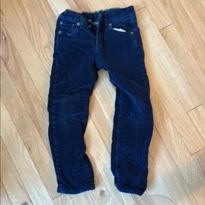 Crewcuts Lined Navy Blue Corduroy Pants